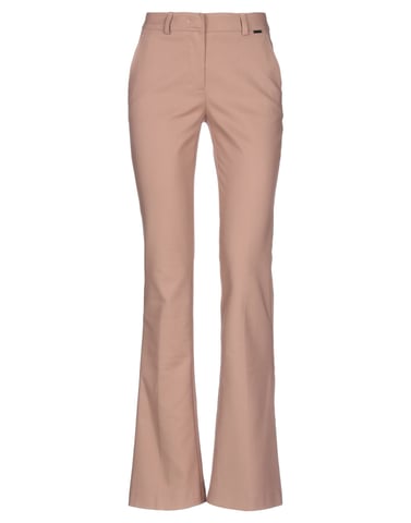 Nenette Pale Pink Cotton Straight Leg Trousers