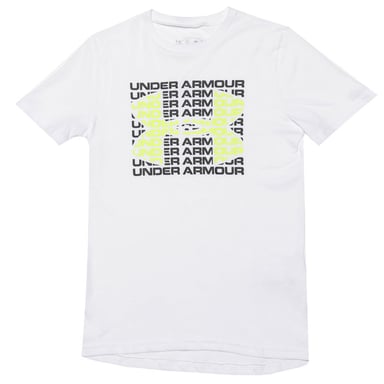 Boys' Under Armour Junior Wordmark T-Shirt in White