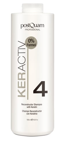 RECONSTRUCTOR SHAMPOO WITH KERATIN 1000 ML.