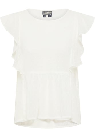 Dreimaster Sleeveless blouse women off-white
