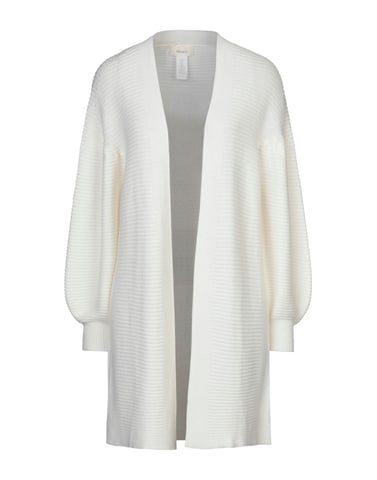 Vicolo Ivory Lightweight Knit Ribbed Cardigan