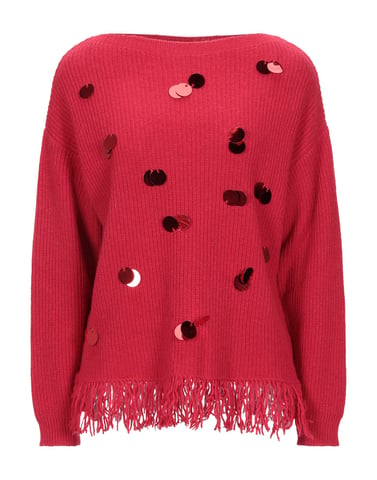 Kaos Red Sequin Knit Jumper