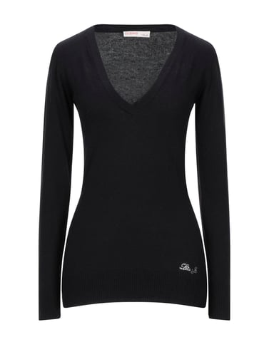 Liu Jo Black Cotton Knit Jumper