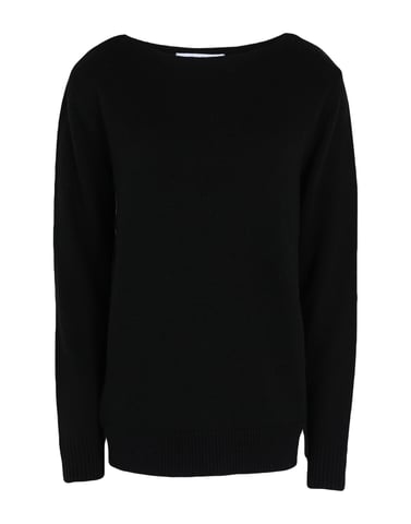 Kaos Black Medium Weight Knit Jumper
