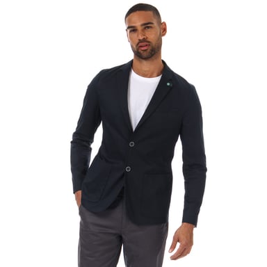 Men's Ted Baker Cliford Piece Dyed Cotton Blazer in Navy