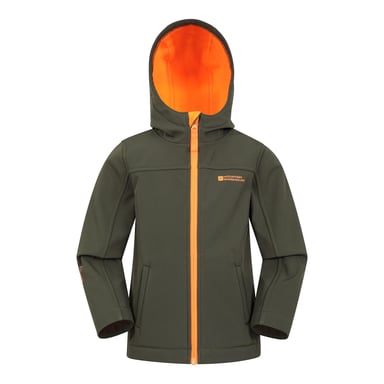 Mountain Warehouse Childrens/Kids Exodus Water Resistant Soft Shell Jacket (Teal)