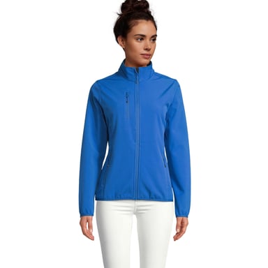 SOLS Womens/Ladies Falcon Zipped Soft Shell Jacket (Royal Blue)