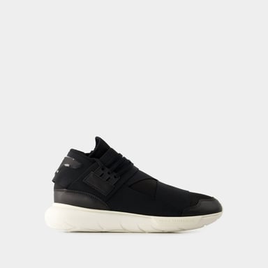 Qasa Sneakers - Y-3 - Leather - Black