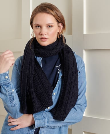 Superdry Lannah Cable Scarf