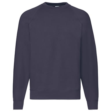 Fruit Of The Loom Mens Classic 80/20 Raglan Sweatshirt (Deep Navy)