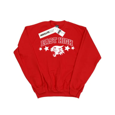 Disney Mens High School Musical The Musical Wildcat Stars Sweatshirt (Red)
