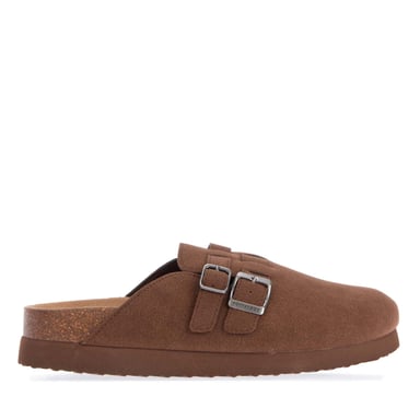 Women's Rocket Dog Abelplus Clog Slippers in Dark Brown