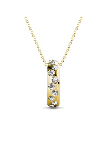 Joy Pendant - Gold and Crystal