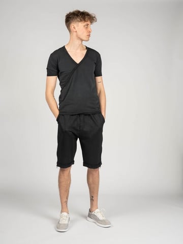 Xagon Man T-Shirt V-neck Men's Black