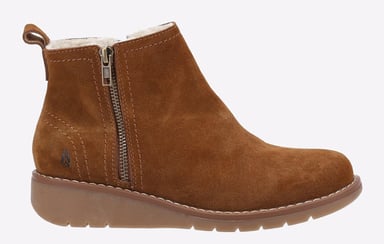 Hush Puppies Libby Suède Dames Laarzen In Het Tan