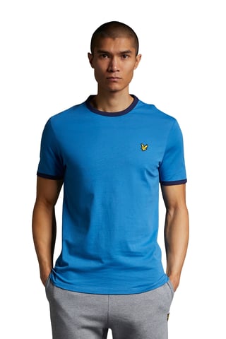 Lyle & Scott Ringer T-shirt Yale Blue/ Navy