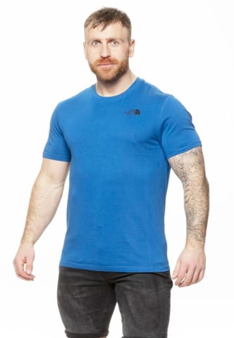 The North Face Mens SS Simple Dome T Shirt Bomber Blue