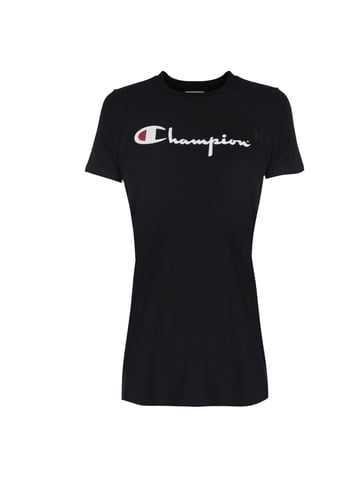 Champion T-Shirt Long Top Woman's Black