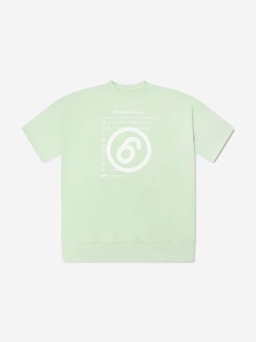 MM6 Maison Margiela Girls Logo Sweater Dress in Green