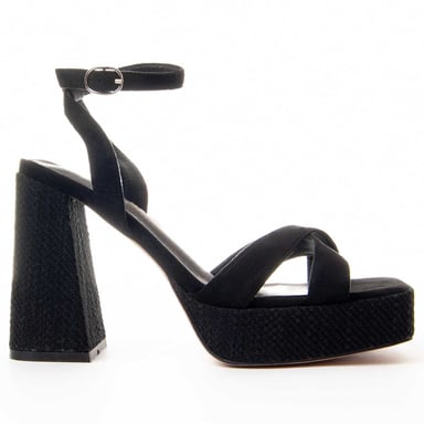 Montevita klack sandal Festsand8 i svart