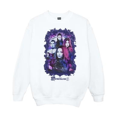 Disney Girls The Descendants Group Attitude Sweatshirt (White)