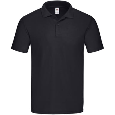 Fruit Of The Loom Mens Original Polo Shirt (Black)