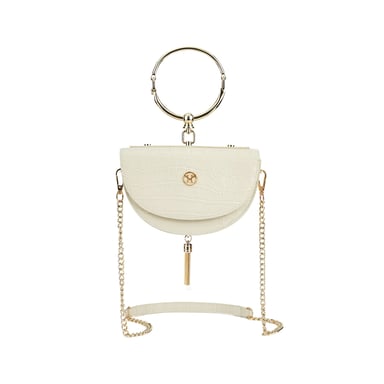 VICTORIA HYDE Half-Moon Shoulder Bag Beige