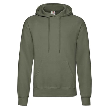 Fruit of the Loom Unisex Adult Classic Hoodie (Classic Olive)