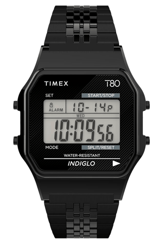 Timex T80 Unisex Horloge Zwart TW2R79400