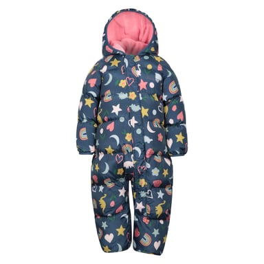 Mountain Warehouse Toddler Frosty Rainbow Padded Snowsuit (Purple)