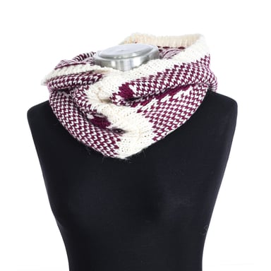 Hood with knitted collar 96700 woman