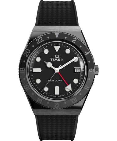 Timex Q Reissue Heren Horloge Zwart TW2V38200