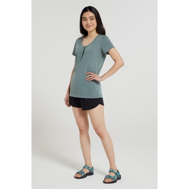 Mountain Warehouse Womens/Ladies Agra Quick Dry T-Shirt (Khaki Green)