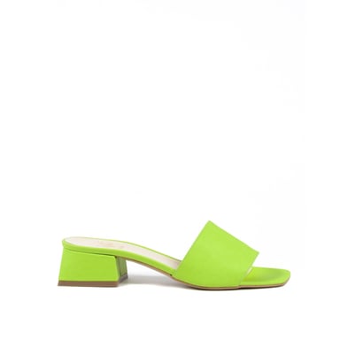19V69 Italia Womens Sandal Green 4909 PELLE STAMP VERDE ACIDO
