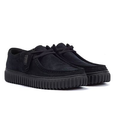 Clarks Originals Torhill Men's Black Suede Shoes