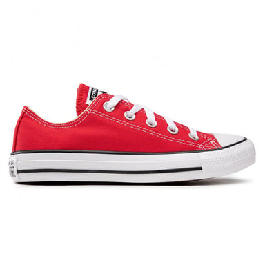 Converse All Star Ox Dames Rood Plimsolls