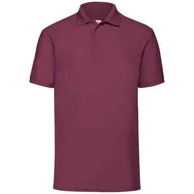 Fruit of the Loom Mens 65/35 Polo Shirt (Burgundy)