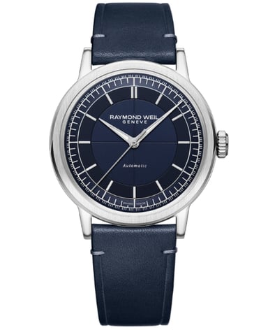 Raymond Weil Millesime Herenblauw Horloge 2925-STC-50001