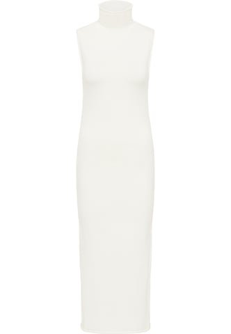 Dreimaster knitted dress women off-white