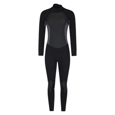 Mountain Warehouse Womens/Ladies Printed Full Wetsuit (Black)