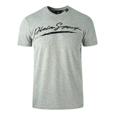 Plein Sport Signature Logo Grey T-Shirt