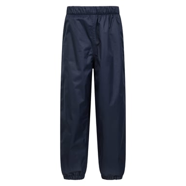 Mountain Warehouse Childrens/Kids Fleece Lined Waterproof Trousers (Navy)