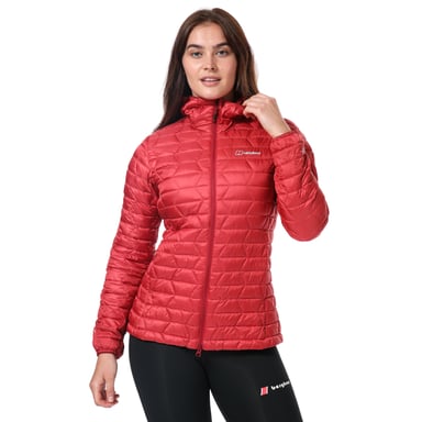 Women's Berghaus Cuillin Insulated Hooded Jacket in Red