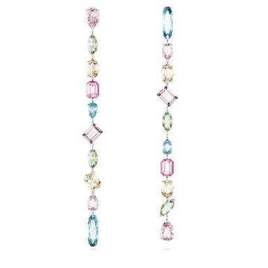 Swarovski 'Gema' Women's Base Metal Drop Earrings - Silver 5656430
