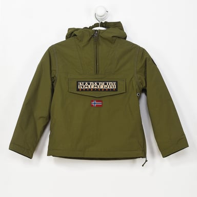 Boy's long-sleeved hooded jacket N0YGY9