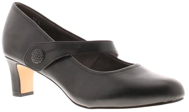Jana Womens Court Shoes Jazlyn Strap black
