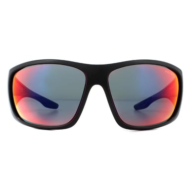 Prada sport zonnebril PS04VS 1BO9Q1 Black Dark Drey Blue Red Mirror