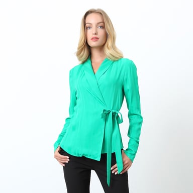 Wrap blouse