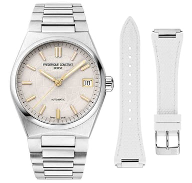 Frédérique Constant Highlife Dames Horloge Zilverkleurig FC-303WG2NH6B