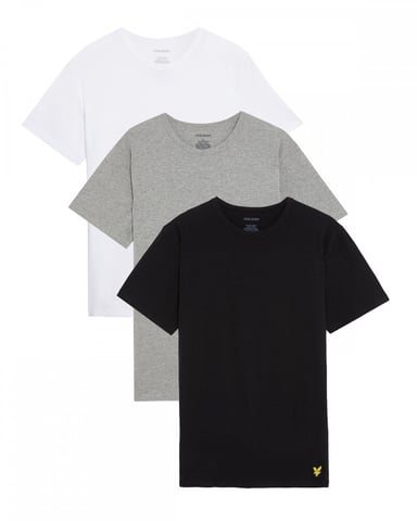 Lyle & Scott Mens Basic 3 Pack T-shirt